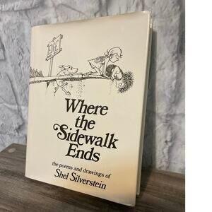 1974 Childrens Book Where The Sidewalk Ends First Edition Shel Silverstein